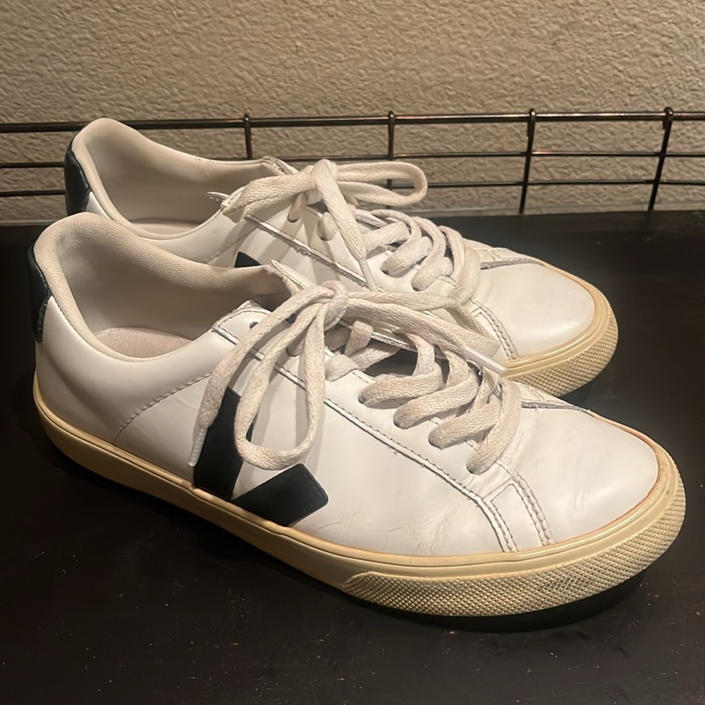 Veja White and Black Women's Sneakers
